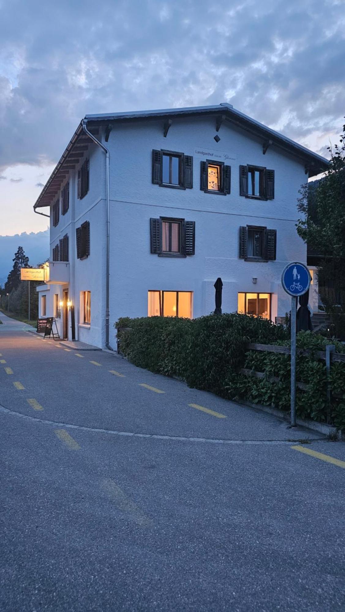 Landgasthof Zum Glenner Ilanz/Glion Exterior foto